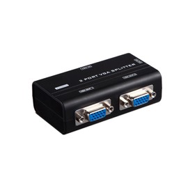 Active VGA Duplicator Splitter 2 Ports Double Amplifier Monitor HDB15 4182