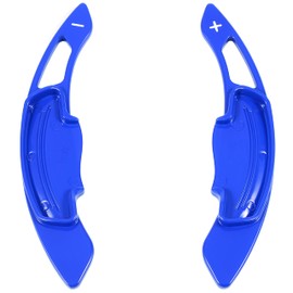 Aluminum Alloy Paddle Shift Steering Wheel Shifter Extension for Honda Accord (Gen9 and Gen10), Civic (Gen10), Insight ZE4, CR-V, Acura MDX - Blue