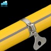morytrade Hose Band, Stainless Steel, Hand Tighten, Hose Clamp, Drainage
