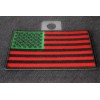 Ivamis American Flag with African Colors Iron on Patch- 3.2x2