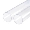Recogwood Acrylic Pipe Clear Rigid Round Tube 51mm ID 55mm