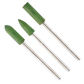 Ichinen Access RELIEF Hobby 3-piece Set Rubber Whetstone with Abrasive Grain 28525 0.09 inch (2.35 mm) Shaft