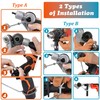 Upgraded Electric Drill Plate Cutter, Metal Nibbler Drill Attachment with