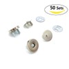 Aligle 50 Sets Magnetic Purse Snap Clasps Button/Great for Closure