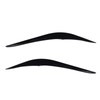 2PCS Headlight Eyebrows Left Right Quick Installation Racing Style Upgrade