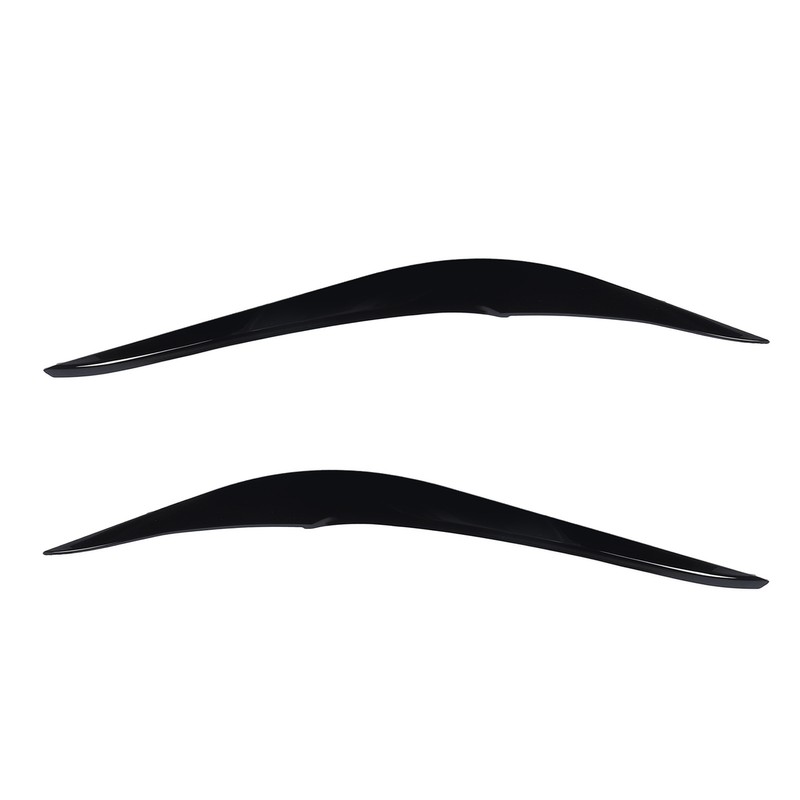 2PCS Headlight Eyebrows Left Right Quick Installation Racing Style Upgrade