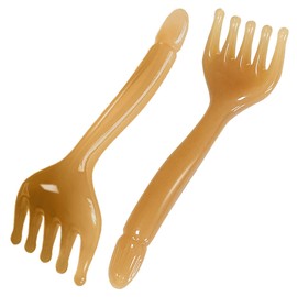 Head Massager Scalp Massage Tool - Resin Back Scratcher for Men Women - Manual Lymphatic Drainage Massager for Foot Neck Back Leg Hand - Hair Scalp Massager Gua Sha Comb for Soothing Head Massage 2PC