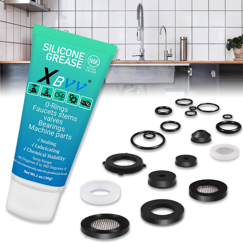 XBVV Plumber Silicone Grease Lubricant for Plumbing Faucet Valve O-Rings