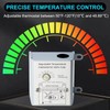 Criditpid 7 Inch Shutter Exhaust Fan with Speed Controller, 576