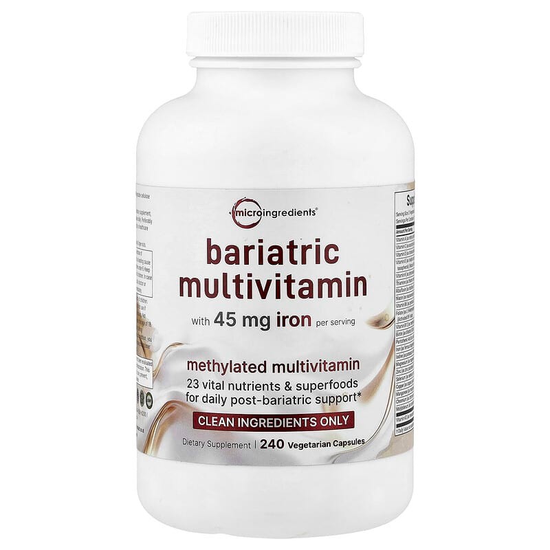 MicroIngredients Active Methyl Folic Acid High Content Multivitamin Obesity Management