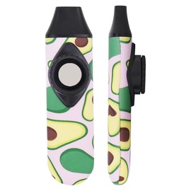 Haecsfl Kazoo for Adults with 5 Membranes, Neck Hanging Lace and Pocket Bag, A Musical Instrument Gift(1-Kiwifruit)