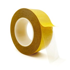 YLTOLOO Double Side Tape Heavy Duty, 1” x 66ft Ultra-Thin Clear Two Sided Tape, Strong Adhesive Mounting Tape for Arts & Crafts, Fix Carpet, Clothes, Woodworking, Photos, Scrapbook