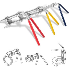 MEISO 3pcs herramientas de instalación de sello hidráulico, herramientas de sellado de pistón de cilindro hidráulico, kit de herramientas de instalación de sello de barra en U (3PCS)