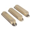 3Pcs Electric Guitar Single Coil Pickup Cover Copper Instrument Accessory