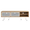 Modway Nomad Modern Wood Grain Laminate TV Stand for TVs
