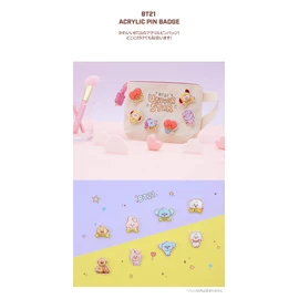 Solomon Corporation BT21 Acrylic Pin Badge (RJ) WAPB-BT21-RJ