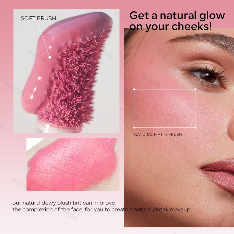 KYDA Liquid Blush, Matte Tinted for Cheeks, Lasting Dewy Cheek,