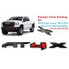 Auto Front Grill Gloss Black Red AT4X OVERLAY Emblem 2023+