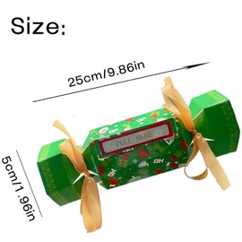 Christmas Surprise Money Pull Pouch, 4PCS Surprise Cash Pouch, DIY Christmas Kit, Party Gifts Box