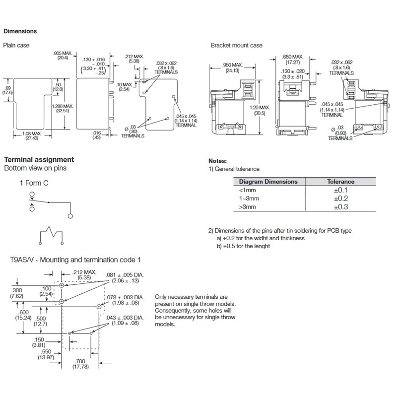 T9AV5L12-12 (Set of 2) 12VDC NO-20A NC-10A 5Pins Relay