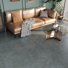 VEELIKE Large Size 12''x24'' Floor Tiles Peel and Stick Waterproof Grey Peel and Stick Floor Tile Concrete Look Vinyl Flooring Tiles 12-Pack Adhesive Grey Floor Tiles for Bathroom Kitchen Garage Floor