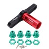 4 Set 17mm Hex Nuts Splined Wheel Hubs with Removal