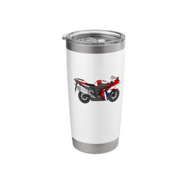 Motorbike UK Flag Motorcycle Enthusiast British Stainless Steel Insulated Tumbler