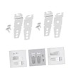 Hohopeti Dishwasher Side Brackets Set Dishwasher Mounting Clips Plate Dishwasher