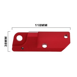 USTPO Motorcycle Kickstand Pad Extension Foot Side Kick Stand Enlarger Extender Plate for CRF 110F CRF 110 CRF110F 2025 2024 2013-2025 Dirt Pit Bike Red