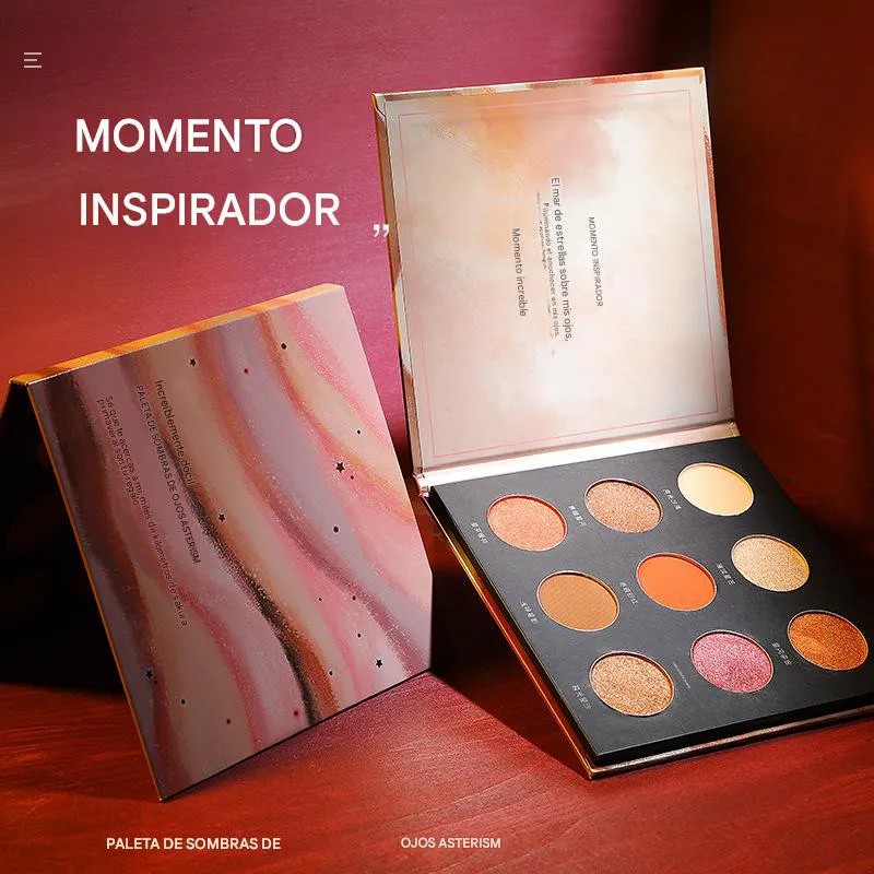 Paleta Sombras Ojos Mopoyat 18 Tonos Brillante Hipoalergénico Impermeable