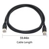 QIANRENON RJ50 10P10C Cat 5E Cable Male to Male Modular