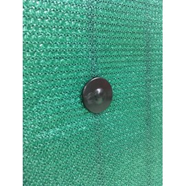 GRIPNET Clips for Garden Privacy net to Rigid Fence Panels (Wire Diameter 5mm (3/16'') | UV-Treated, 30 Pack, Color Black.
