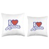I Love Names I Love Ahava Throw Pillow, 18x18, Multicolor