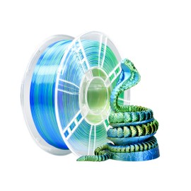 iBOSS Silk PLA Plus 3D Printer Filament 1kg, Tri Color Gold Green Blue PLA Pro 1.75mm, Shiny Multi Color Change Filament 3D Printing PLA Filament for Most FDM 3D Printer(Silk Gold-Green-Blue)