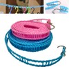 2 Pack Nylon Clothesline Windproof Clothes Drying Rope Travel Clothes