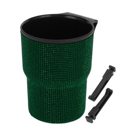 TUCKBOLD Car Trash Can Portable Front Seats Trash Bin Green 1 Pc 3.5" Length 2.8" Width 4.7" Height ABS