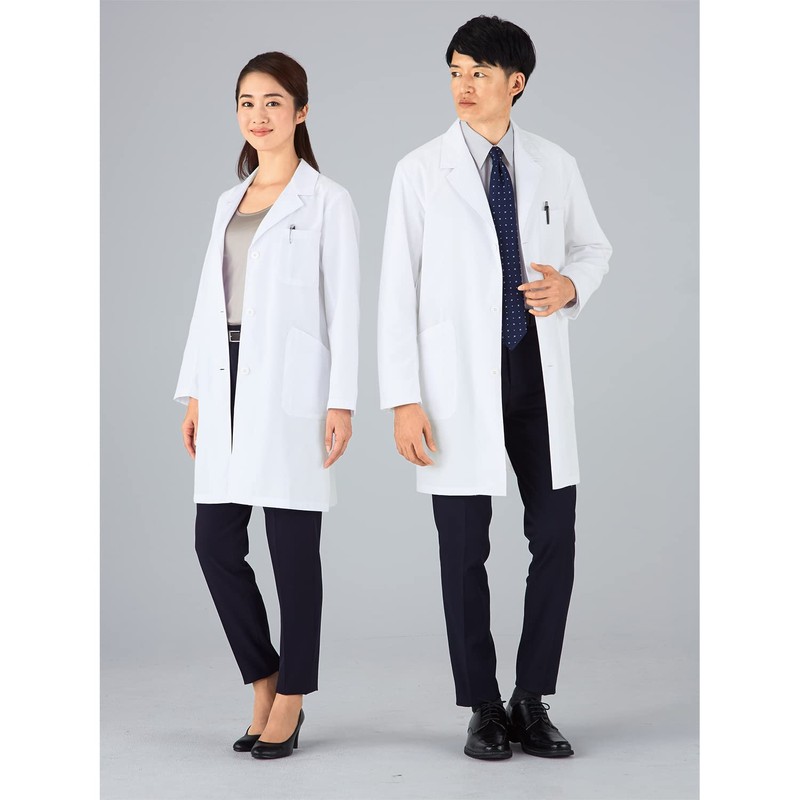 White Robe dokuta-ko-toha-hu Length menzusinguruha-huko-to [Medical Wear] , , ,