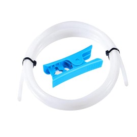 Aiqeer 2 Metre 3D Printer PTFE Teflon Tube with Cutter, ID 2.0 mm/OD 4.0 mm, 3D Printer PTFE Teflon Hose