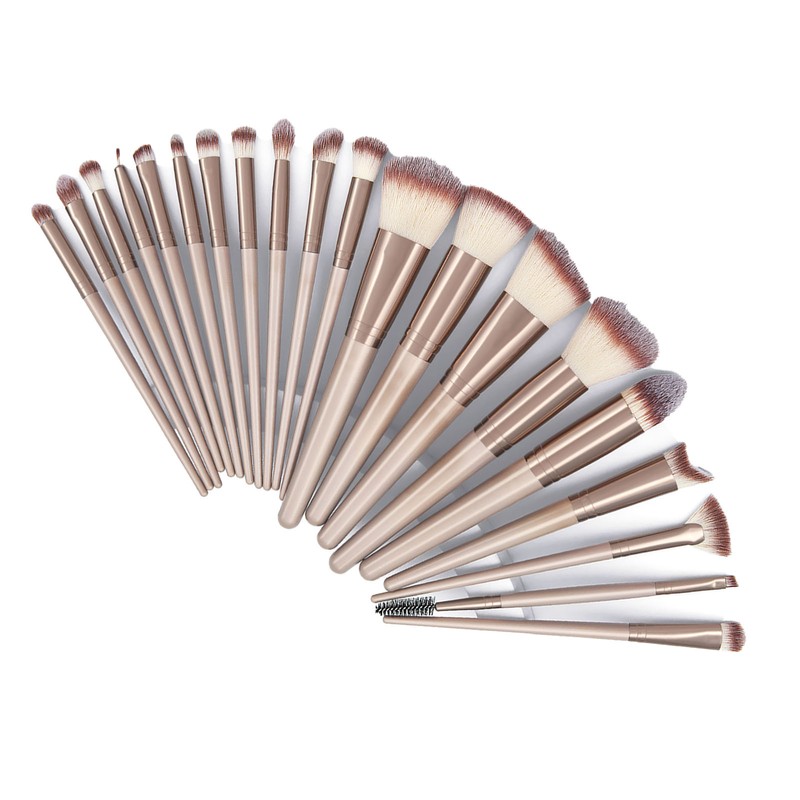 20pcs Makeup Brushes Soft Nylon Hair Skin Friendly Cosmetic Brush