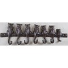 Iron Cat Key Rack with 7 Hooks