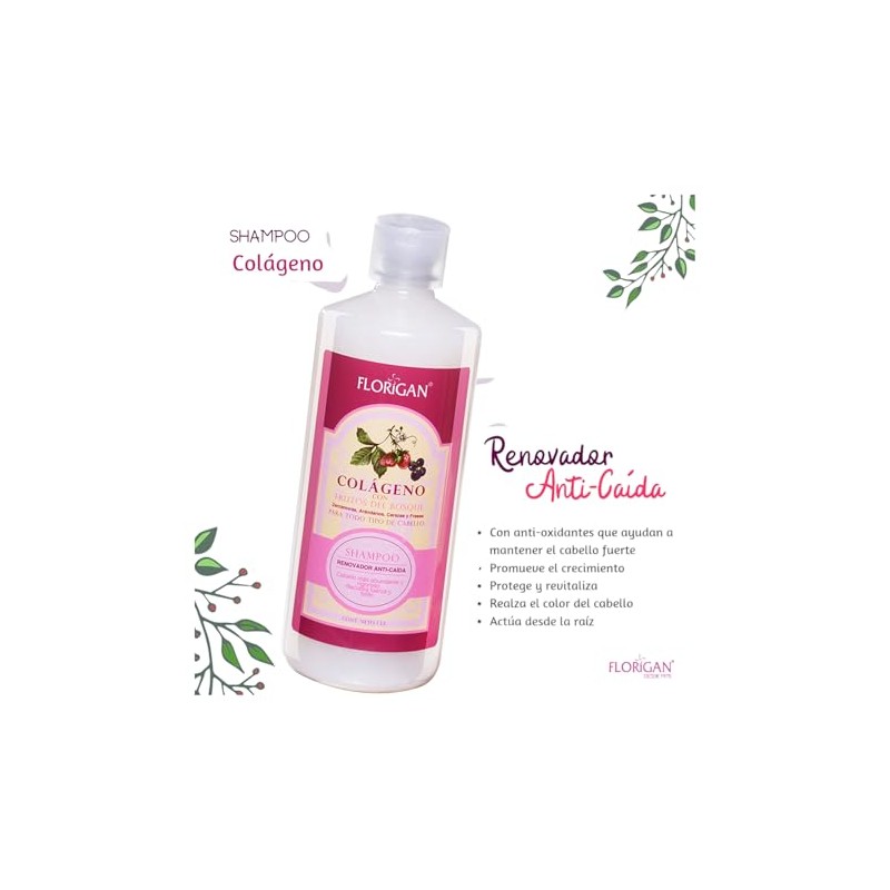 SHAMPOO DE COLAGENO REPARADOR con frutos del bosque 1 L