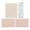 Mini Letters Set Fluffy Animals with Stickers [Shimaenaga Pattern A]