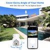 Hiseeu Security Camera Wireless Outdoor, 5MP Color Night Vision WiFi
