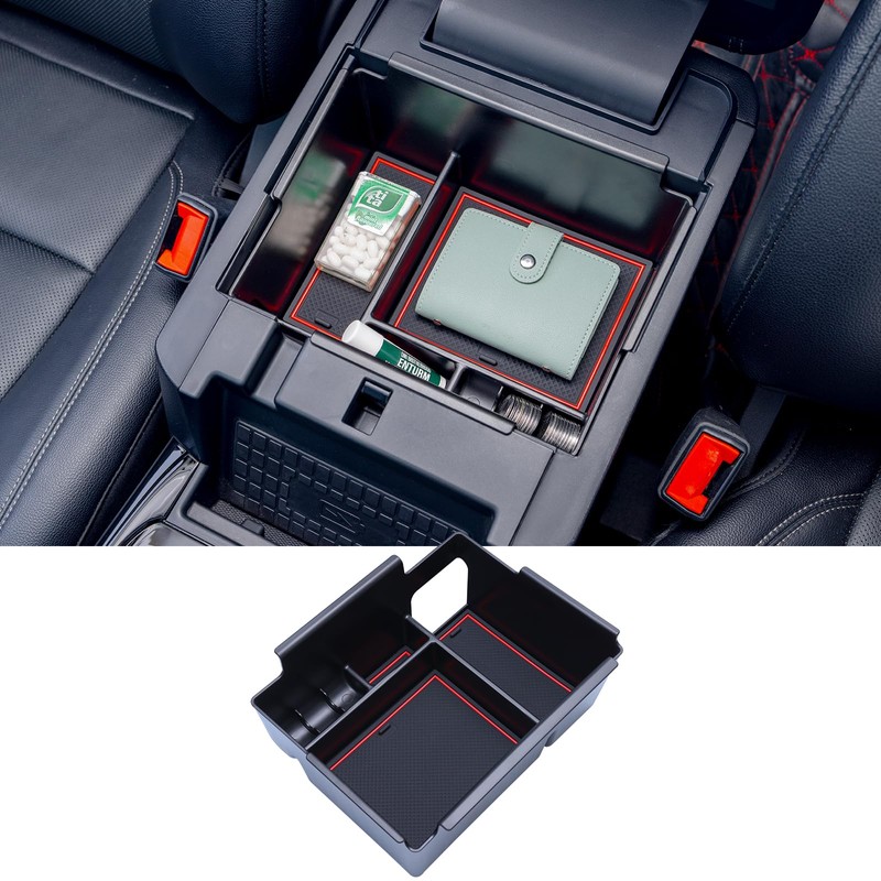 TOPINSTALL 2020-2026 Ford Explorer Console Organizer Tray - Compatible with