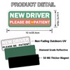 3 Pcs New Driver Car Magnet for Car, Colorful Magnetic