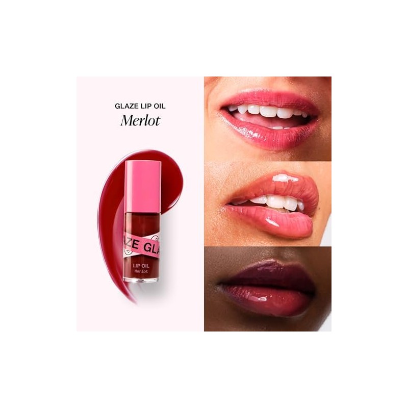 Innbeauty Project Aceite Para Labios Glaze Merlot 0,2 Onzas Líquidas