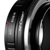 K&F Concept MD to EOS R Mount Adapter, Compatible with
