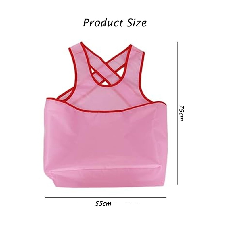 TZMFHD Laundry Apron With Pouch, Exquisite Sleeveless Clothes Drying Apron,