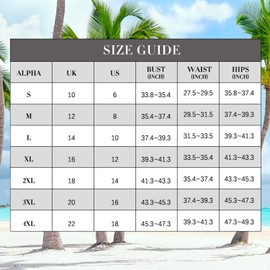 Husmeu Swimming Costume Women's Vintage Padded Push up One Piece Swimsuits Tummy Control Bathing Suits Swimwear Navy Blue L