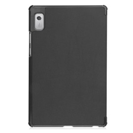 USTIYA Funda para Lenovo Tab M9 TB-310FU Case Cuero Protector PC+PU Carcasa Función de Despertador Piel (Negro)